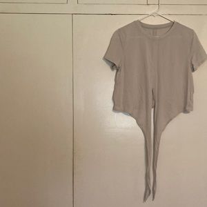 LuluLemon Women's Tie Short Sleeve